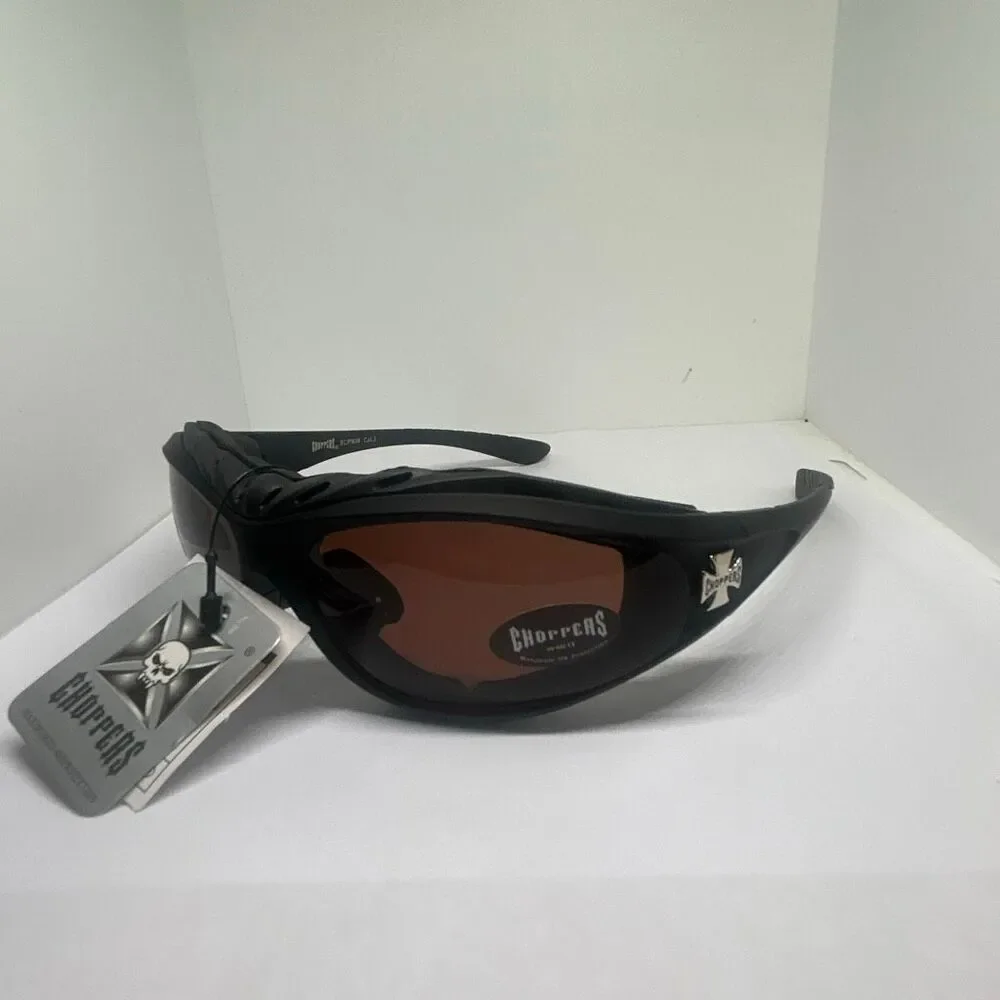 Choppers Wrap Around Sunglasses Foam Lined UV400 Protection